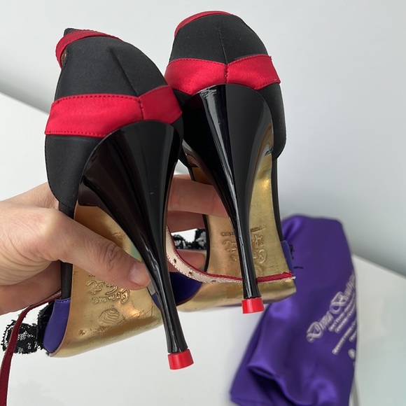 Comme il Faut tango heels, RARE!! ❤️💜 - Picture 4 of 5